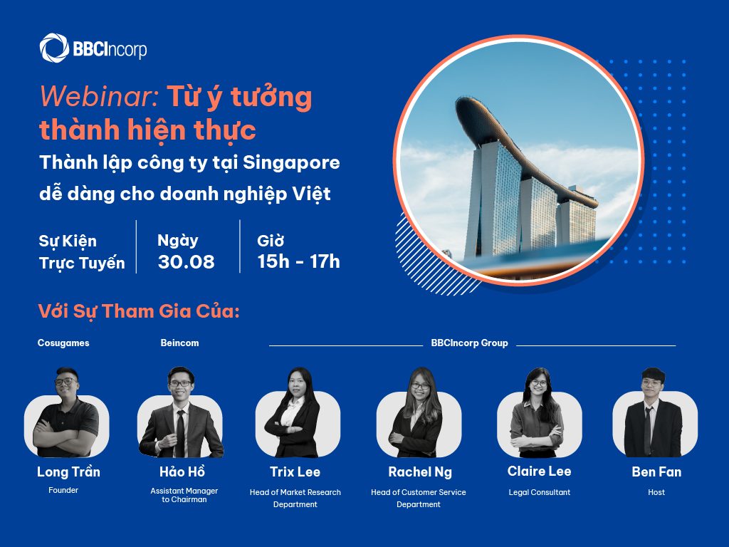 BBCIncorp hội thảo trực tuyến dành cho doanh nghiệp Việt Nam